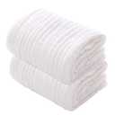 MUKIN Baby Bath Towels, Super Soft Cotton Receiving Blanket for Baby's Delicate Skin,2Pack Swaddle Blanket for Newborns Toddlers Boy Girl,Baby Registry as Shower (White+White), 
41.3"L x 41.3"W
