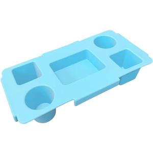 Top Cup Holder Tray Accessories for Bogg Bag X-Large, Waterproof EVA Drink & Phone Holder Fit for Stanley Cup - Organizer & Topper Tray for Bogg Bag (Sky Blue)