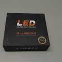 Compatible with Silverado 1500 2007-2022; Silverado 2500 3500 2008-2022 Light Bulbs High and Low Beams, 4 pcs