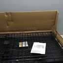 Amazon Basics Durable,Foldable Metal Wire Dog Crate with Tray, Double Door, 42 x 28 x 30 in, Black