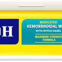 Preparation H Hemorrhoid Flushable Wipes with Witch Hazel for Skin Irritation Relief - 48 Count (Pack of 4)