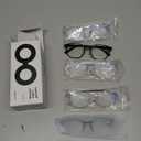 JOLISU 5 Pack Reading Glasses For Women, Blue Light Blocking Computer Reader Spring Hinge Eyeglasses, 1.5X