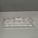 72PCS Clear Plastic O-Ring Shower Curtain Hooks - Modern Bathroom Rings for Smooth Gliding, Heavy Duty Hanging Loops, Easy Install Decor