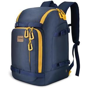 Goloni 50L Ski Boot Bag with Rubberized Exterior/Waterproof Bottom for Skis, Snowboard, Ski Helmet, Accessories