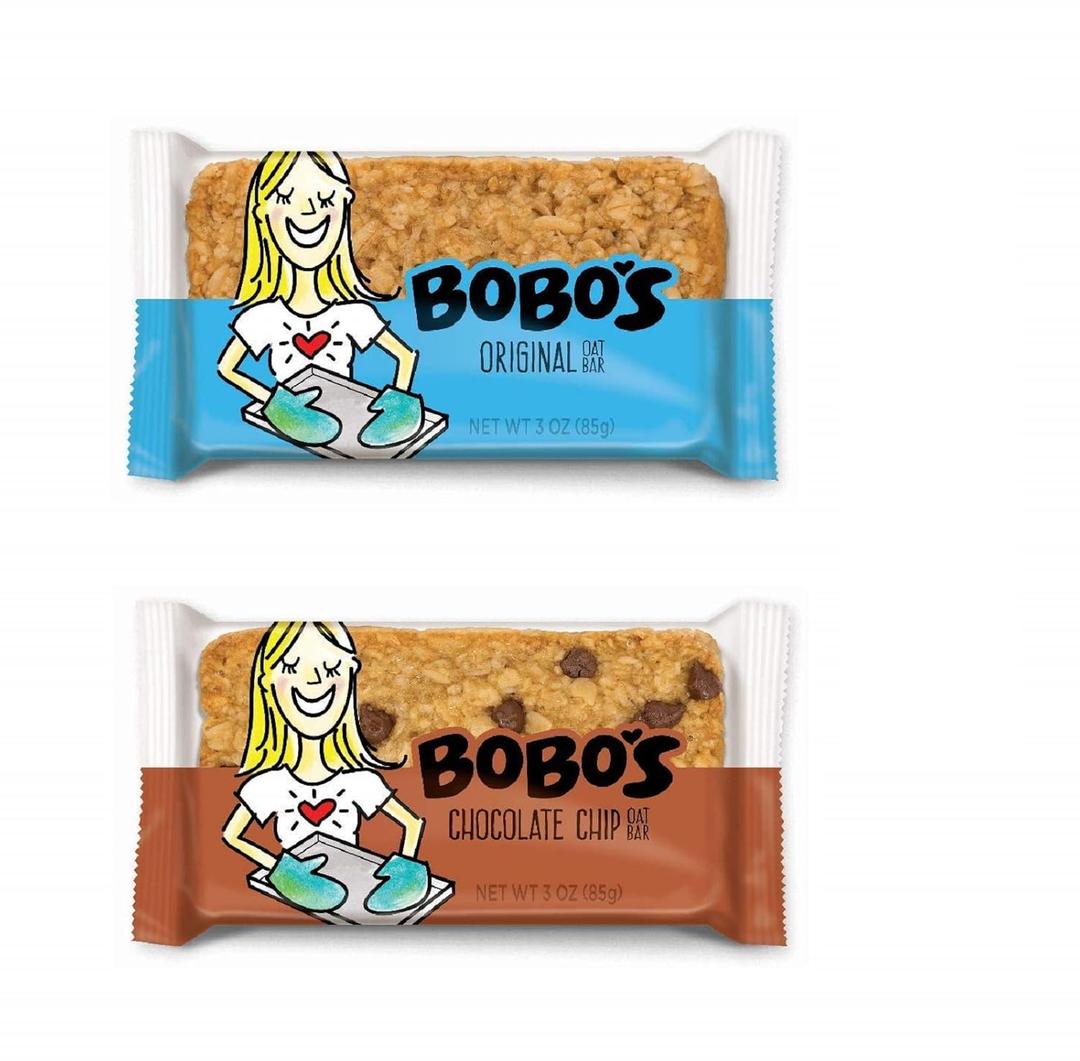 Bobo's Oat Bar Bundle, Chocolate Chip and Original, BB Date: 08/29/2026