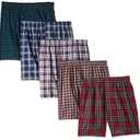 Hanes Men Hanes Ultimate Men's Big Tartan Boxers, 4-Pack Assorted Colors M