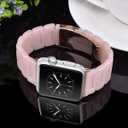 3 x Resin Band Bracelet for Apple Watch Series 7/6/SE/5/4/3/2/1 (Pink, 42mm/44mm)