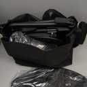 TOROKOM Adjustable Headrest Face Pillow Cradle & Face Cushion Support Bracket, Headrest Face Cushion Face Pillow, Salon Home Mattress Massage Kit (Black)