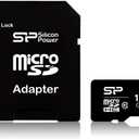 16GB Micro SD Card microSDHC Memory Card with Adapter, Full HD Micro SD Card (16GB-1PC)