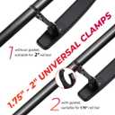 KEMIMOTO UTV Rearview Mirror, 15" UTV Race Convex Center Mirror with 3/4 1.75" or 2" Clamps Compatible with Polaris RZR PRO XP R, CFMOTO ZFORCE, Pioneer,Can-Am Commander Maverick, 1000R 1000X