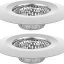 ChefBee Bathroom Sink Drain Strainer - 2PCS 1.22 Stainless Steel Bathtub Shower Tub Drain Cover Hair Catcher, Anti-clogger Filter Plug for Mop Pool, Utility Washbasin, RV Sink