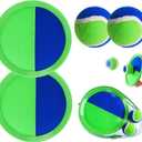 Catch Ball Game for Kids-Beach Toys Backyard Lawn Toss and Catch Games -Upgraded Version Throw Sticky Balls and Catch Game Toys for Kids Boys Girls Adults Family Outside Gifts (Green)