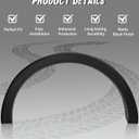 Rear Left Fender flare Molding Trim Wheel Cover Compatible with 2015-2023 Ford Transit 150 250 350,Rear Driver Side Fender Trim Replace for CK4Z61280K97AC FO1790121