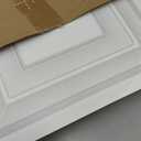 Nuanchu 40 Pcs 15.7 x 15.7 Inch Foam Ceiling Tiles Covered 68.8 Sq. ft, Self-Adhesive Ceiling Cover, Peel and Stick Wall Panel, Waterproof Wallpaper DIY for Bedroom, Home Decor(Frame), 15.75 x 15.75 inches