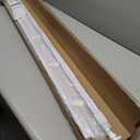 LazBlinds No Tools No Drill 1" Vinyl Mini Blinds, Cordless Blinds for Windows, Light Filtering Horizontal Window Blinds & Shades, 47" W x 72" H, White