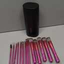 BS-MALL Makeup Brushes 14 pcs Makeup Tools Kit Premium Synthetic Powder Foundation Contour Concealers Lip Brushes with Makeup Sponge & Eyeshadow Applicator Kit