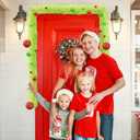 6 Feet Christmas Garland Decorations Xmas Lime Green Faux Fur Ribbon Trim with Red Green Balls Xmas Tree Winding Furry Stripe for Mantel Fireplace Decoration Indoor Outdoor Table Decor