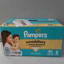 Pampers Swaddlers Diapers, Size 2 (10-22 lbs), 84 Count, Absorbent, Keeps Baby Dry and Comfortable, Skin Safe Disposable Baby Diaper