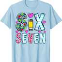 Funny Six Seven 6 7 Meme Teacher Design for Men Women Girls T-Shirt, S