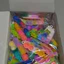 180 PCS Pop Fidget Keychain,10 Kinds Mini Fidget Toys Bulk Party Favors for Kids,Bubble Sensory Stocking Stuffers Push Pops Bulk Toys Its Small Prizes for Kids Classroom Birthday Bubble Poppers