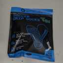 Lux Dual Grip Socks - Soccer Grip Socks for Men and Women. GripArray Performance & Comfort (Small, Blue)
