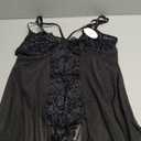 Avidlove Babydoll Lingerie for Women Floral Snap Crotch Teddy Chemise Nightie Lace Nightgown, XL