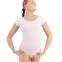 Capezio Women's Classic Short Sleeve Leotard, Pink, Small