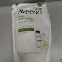 Aveeno Daily Moisturizing Body Wash for Sensitive Skin + Prebiotic Oat, Gently Cleanses, Nourishes & Feels Moisturizing Dry Skin, Light Fragrance, Refill Pouch, 36 fl. oz