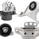 Set of 4 Motor & Trans Mounts Compatible with 2005-2006 Equinox 3.4L, 2006 Torrent 3.4L Auto Trans, Replace OE# A5324 A3082 A3069 A5325