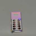 BTArtbox Extra Short Almond Press On Nails - Brown Cat Eye Press On Nails with Glue for Women, Opaque Soft Gel Glue On Nails in 16 Sizes - 32 Stick On Nails Kit, Heart Coffee Art