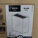 CORSAIR 3500X LX RGB Link Panoramic Mid-Tower PC Case – 3X Pre-Installed Fans, High Airflow, Spacious Interior, GPU Anti-Sag, Reverse Connection Motherboard Compatible – White