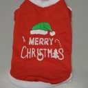 Dog Christmas Outfit,Christmas Dog Clothes Sweater Pajamas,Fleece Dogs Fall Winter Sweater Male Female, Large