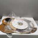 Large Mid Century Clock for Living Room,Modern Unique Battery Operated Wall Clocks Silent Iron & Wood Big Wall Clock Brown Circle Geometric Clocks for Home,Living Room,Bedroom 47.2 x 2.8inch