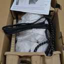 Rowenta Iron Steamer for Clothes Master Steam Station, Professional Steam Iron for Clothes with Stainless Steel Soleplate, 57 Oz, 400 Microsteam Holes, Built-In Pump, 1750 Watts, Black/Green, VR8338