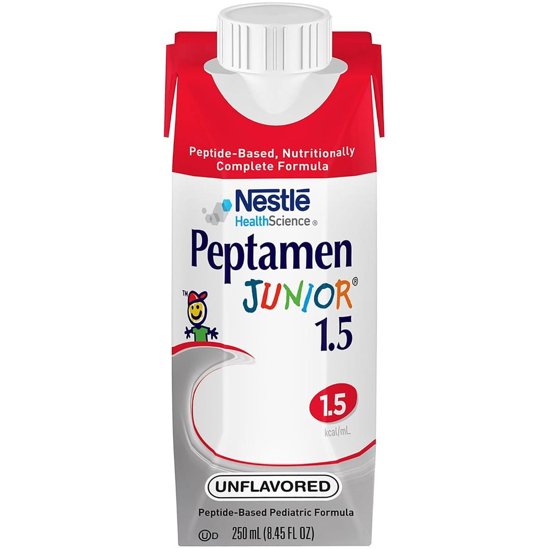 Peptamen Junior 1.5, Dense Tube Feeding Formula, 8.45 Fl Oz, 24 Pack (EXP 08/19/27)