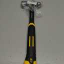 Ball Peen Hammer 16 oz, Drop Forged One Piece Ball Pein Hammer, Metalworking Tool with Forged Steel Construction & Shock Absorbing Grip