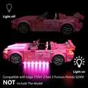 LED Light Compatible with Lego Speed Champions 2 Fast 2 Furious Honda S2000 77241, Light Kit for Lego 77241 Building Blocks Model(Not Include Blocks Set)