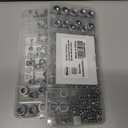 2 x 201pcs Locknuts Assortment Kit,M3 M4 M5 M6 M8 M10 M12 Metric Nylon Insert Lock Nuts Set,304 Stainless Steel Lock Nuts