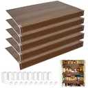 PTUWOD Wire Shelf Covers for Pantry ，Closet, 5 Pcs Shelf Liners （36 * 16")