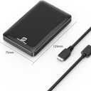 O1-BK 1TB USB 3.0 Pocket-Size Portable External Hard Drive (for Windows, MacOS, Xbox, PS)