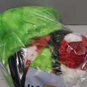 XZCYAMPF 6pcs Green Plush Christmas Monster Costume with Mask Adult Men's Cosplay for Holiday Outfit (Green, M)