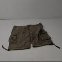 Men's Camo Cargo Shorts Summer Casual Drawstring Camouflage Shorts Outdoor Hiking Tactical Shorts with Multi-Pockets, Size 40 