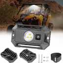 UTV LED Dome Light 12V with Switch, Rfroad Lighting Universal Roll Bar Mount LED White Lights Interior Dome Light for UTV ATV Polaris RZR Can Am Car Golf Cart