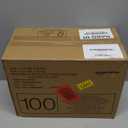 Amazon Basics Leak-Proof Dog and Puppy Potty Training Pee Pads with Quick-Dry 5-Layer Super Absorbent Design, Regular Size 22 x 22 inch, Blue & White, 100 Count