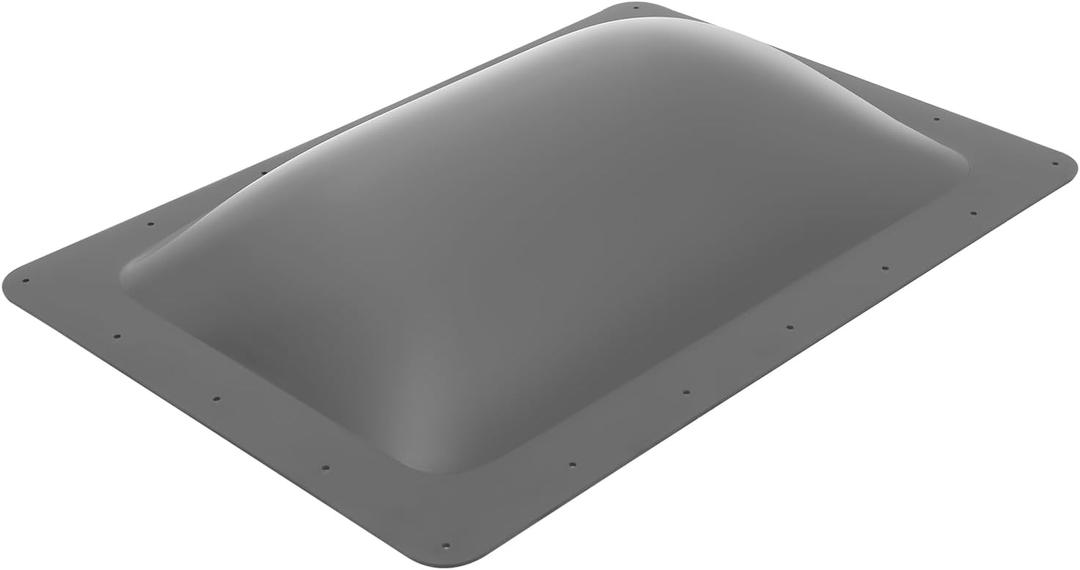 RV Skylight Cover 18" x 26" Universal Fits Standard 22" x 14" Skylight Openings Travel Trailer RV Camper Truck Sky Light Dome Replacement, Gray