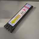 4 Pcs Small Spring Tension Curtain Rod 12 to 19 Inch, Mini DIY Spring Tension Rods No Drill for Slim Window Cupboard Closet, Black