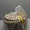 Jute Rope (1/2inchX 100ft) Twisted Hemp Rope for Crafts Landscaping, Home Dcor, and Gardening, Strong and Durable,Suitable for Indoor and Outdoor use