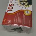 Clear Warm White Christmas Tree Lights - 20 ft String of 105 Incandescent Mini Bulbs Multifunctional Lighting Modes, for Decorative, Bedroom, Outdoor, Xmas Twinkle Lights with Green Wire Total 21.6 ft