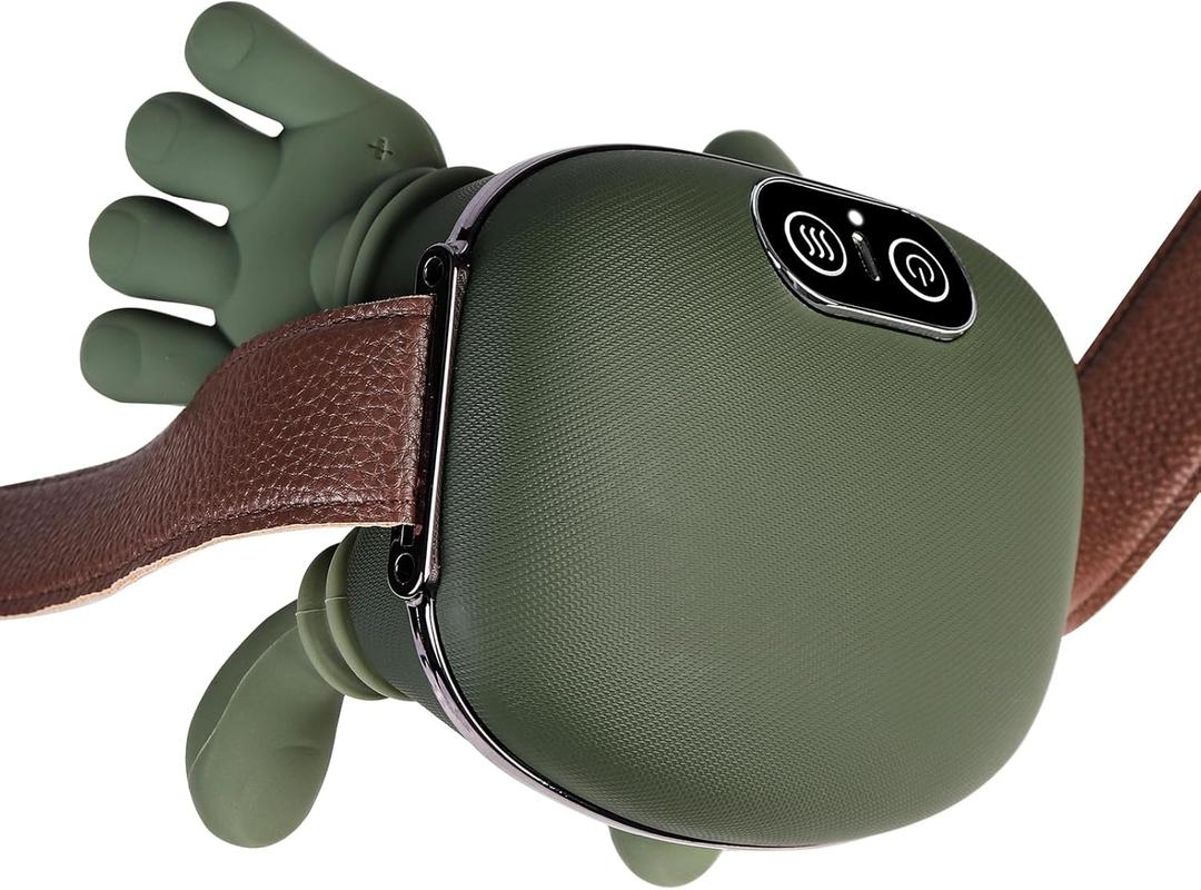 IeBilif Neck Massager with Heat, Shiatsu Electric Neck and Shoulder Massager with N7 Master Hand, Gifts for Men Women (Green)