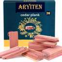 Aryiten Cedar Blocks for Clothes Storage, 20 Pack Planks - Aromatic Scent Cedars Wood Planks for Closets and Drawers Freshener
